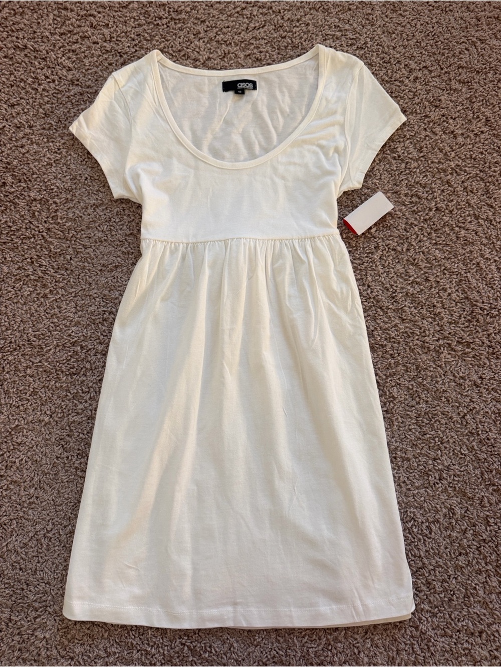 ASOS White Cotton Dress